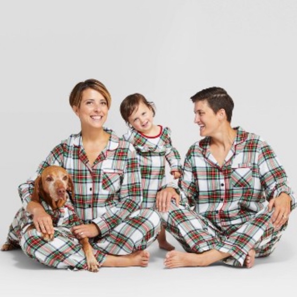 White Tartan PJ Set NWT.  SOLD